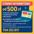Twoja strona firmowa od 500 zł - pełna obsługa 
