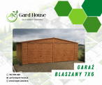 Garaż blaszany 7x6
