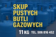 SKUP PUSTYCH BUTLI GAZOWYCH 11KG PROPAN-BUTAN