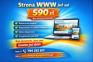 Strona internetowa już od 590 zł