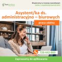 Asystent/ka ds. administracyjno biurowych zdalna