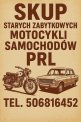 SKUP STARYCH ZABYTKOWYCH SAMOCHODÓW PRL SAMOCHODY