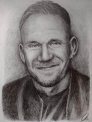 Portret ze zdjęcia ołówkiem lub kredkami