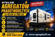 AGREGATY PRĄDOTWÓRCZE DO 700 kVA  - WYNAJEM - US