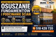 Osuszanie budynków, drenaż fundamentów, iniekcj