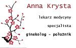 Anna Krysta specjalista ginekolog - położnik