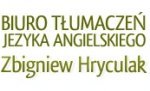 Biuro Tłumaczeń Języka Angielskiego - Zbigniew Hryculak