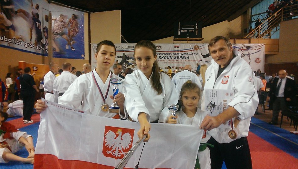 Trzy medale z Serbii