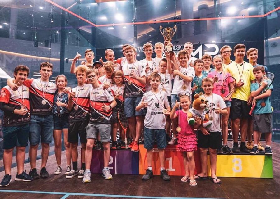 Enjoy Squash z medalami mistrzostw Polski
