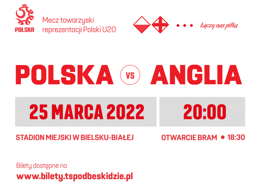 Polska - Anglia w Bielsku-Białej. Rozpoczęła się sprzedaż biletów