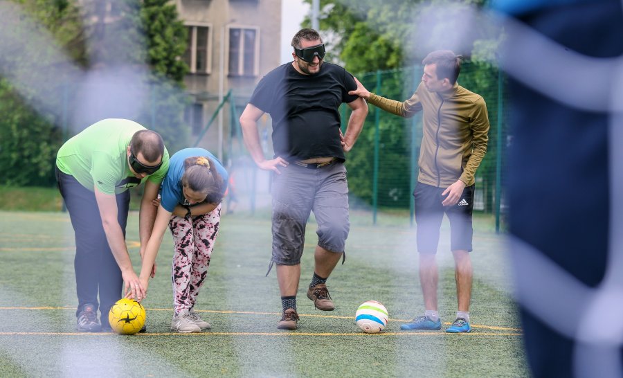 Niewidzialni chcą grać w lidze. W Bielsku-Białej powstaje zespół blind footballu
