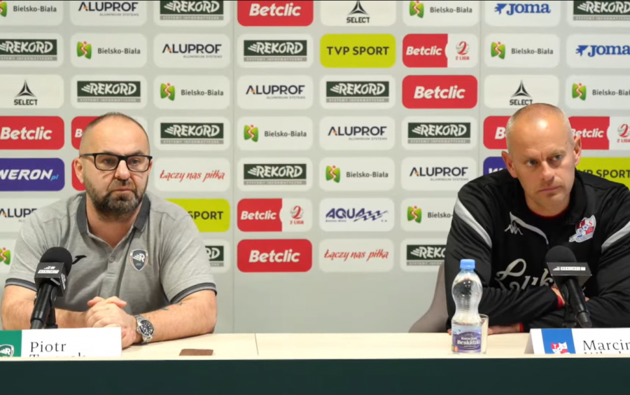 Problemy kadrowe i poszukiwanie skuteczności. W niedzielę derby Bielska-Białej - foto i film