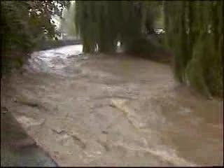 Powódź. Bielsko - Biała.