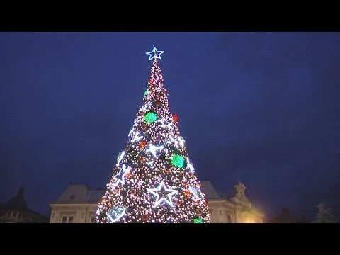 Bielsko-Biała w świątecznej iluminacji