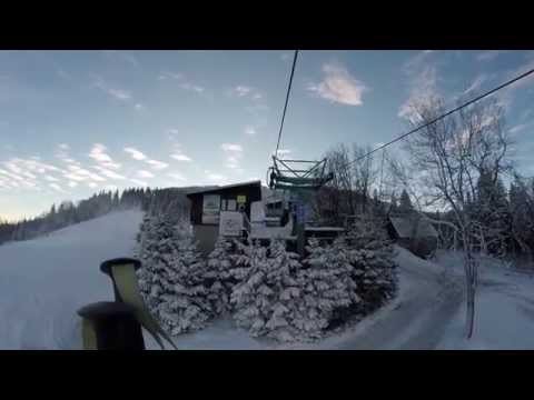 Z ostatniej chwili 2014 roku warunki śniegowe na Skrzycznym