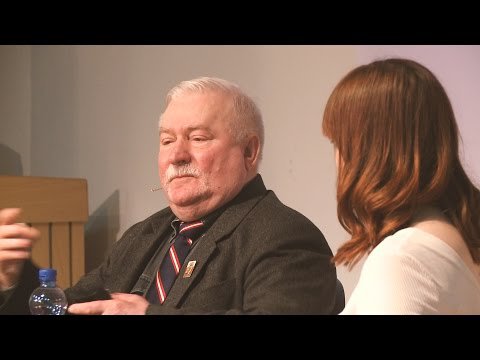 Lecha Wałęsa na bielskich debatach.