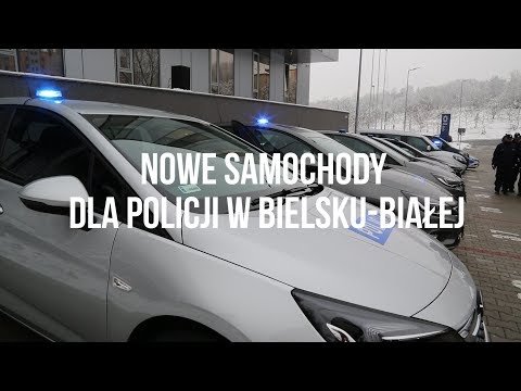 Nowe samochody dla policji w Bielsku-Białej