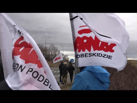 Protest pod ASK w Bielsku-Białej