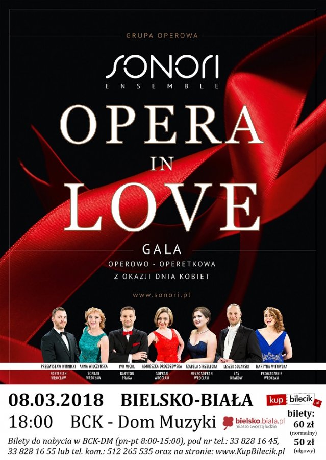 Opera in Love – Gala operowo-operetkowa z okazji Dnia Kobiet