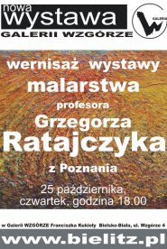 Wystawa malarstwa prof.Grzegorza Ratajczyka