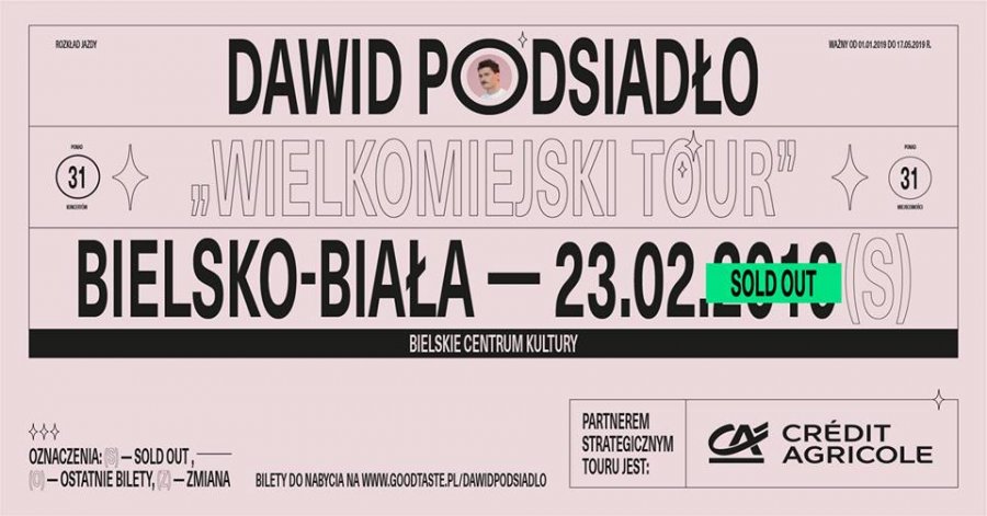 Dawid Podsiadło – Wielkomiejski Tour
