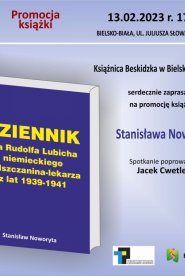 Promocja „Dziennika dra Rudolfa Lubicha”