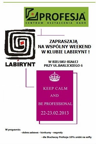 Keep calm and be proffesional!