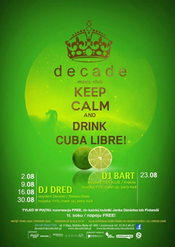 Keep Calm and Drink Cuba Libre!