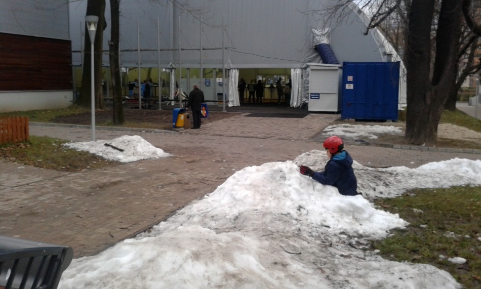 Śnieg i lód w Bielsku-Białej