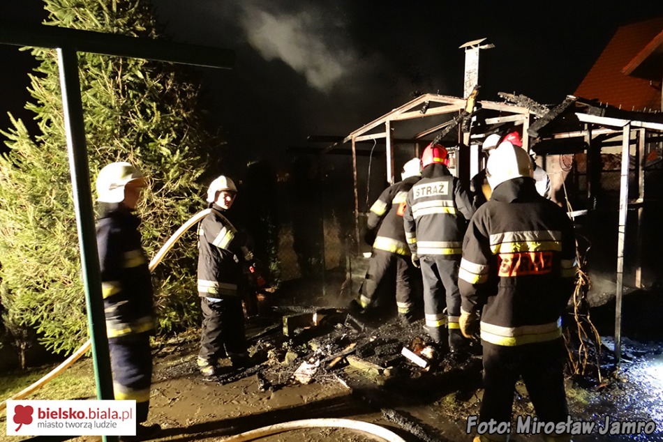 Wieczorny pożar w Lipniku