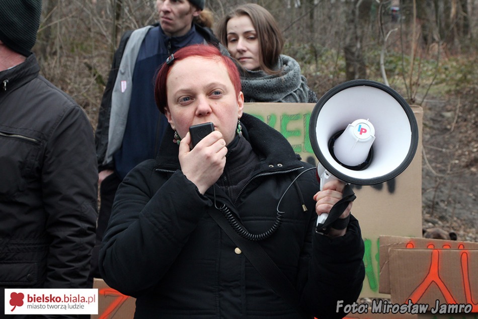 Protest na Bulwarach Straceńskich - foto