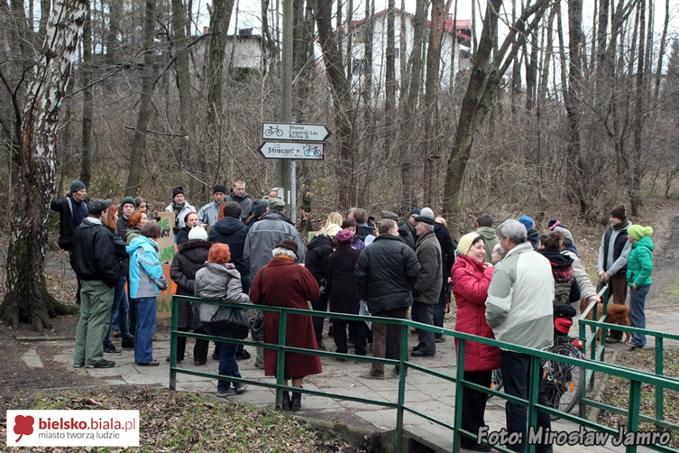 Protest na Bulwarach Straceńskich - foto