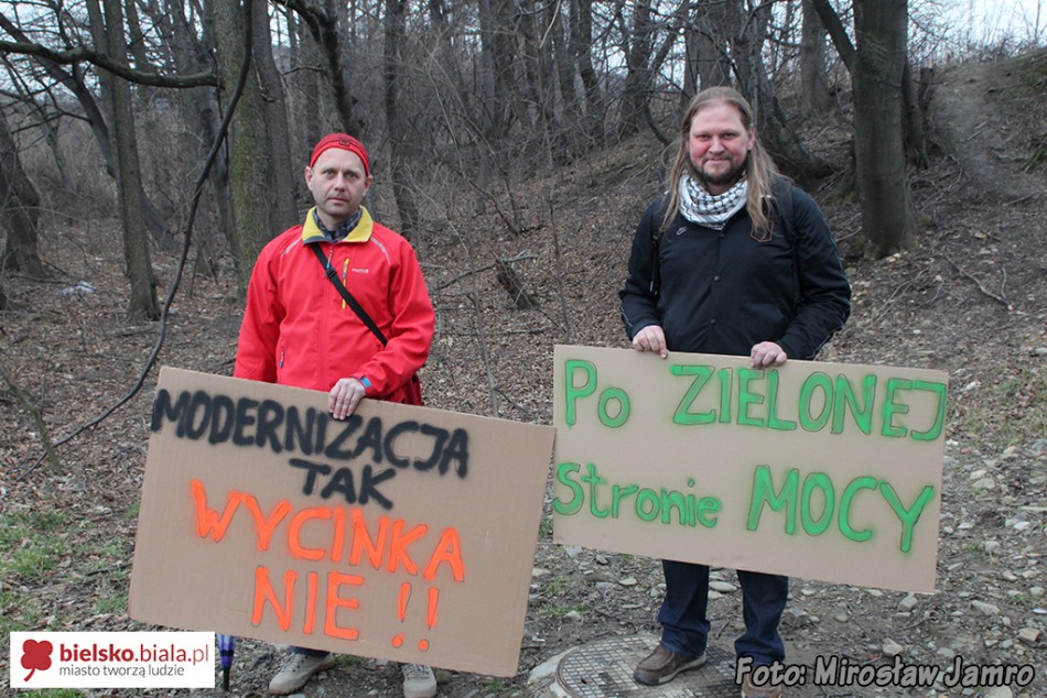 Protest na Bulwarach Straceńskich - foto
