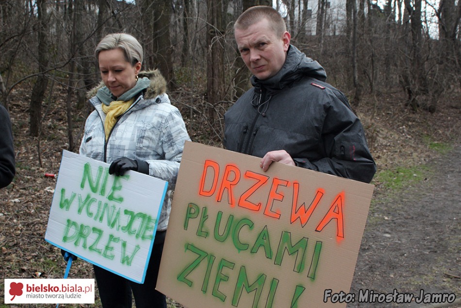 Protest na Bulwarach Straceńskich - foto