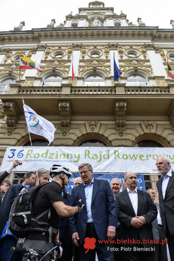 Prezydent Komorowski z bielszczanami