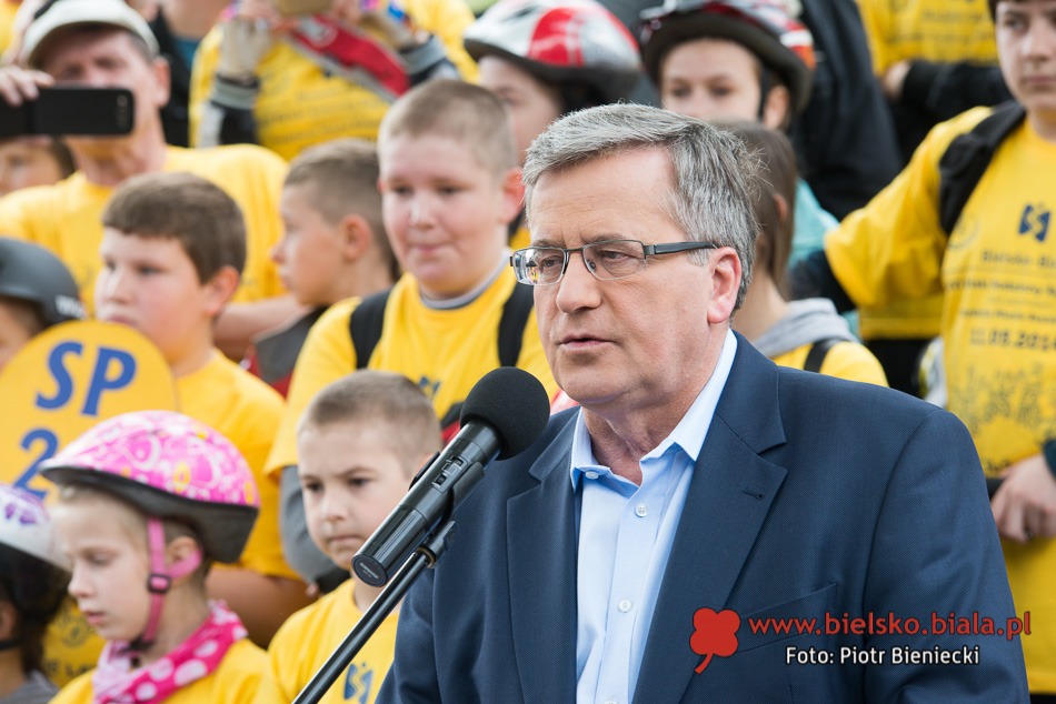 Prezydent Komorowski z bielszczanami