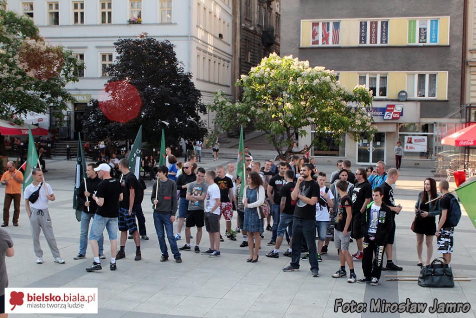 Pikieta na placu Chrobrego - foto