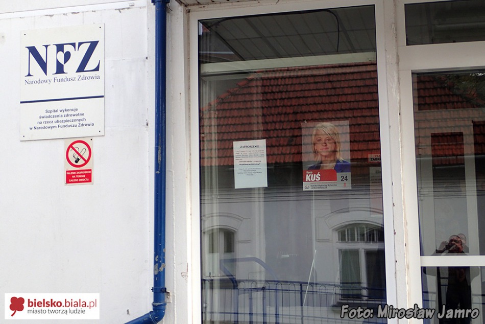 Przedwyborcza agitacja w szpitalu - foto