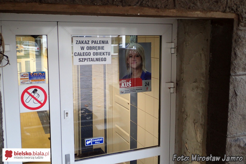 Przedwyborcza agitacja w szpitalu - foto