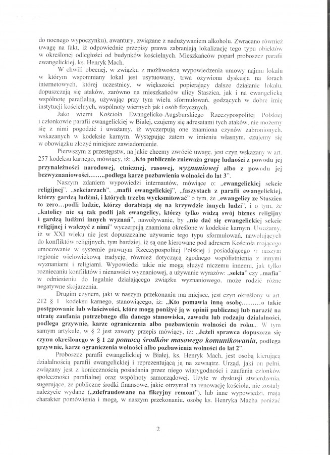 Kandydaci piszą do prokuratury