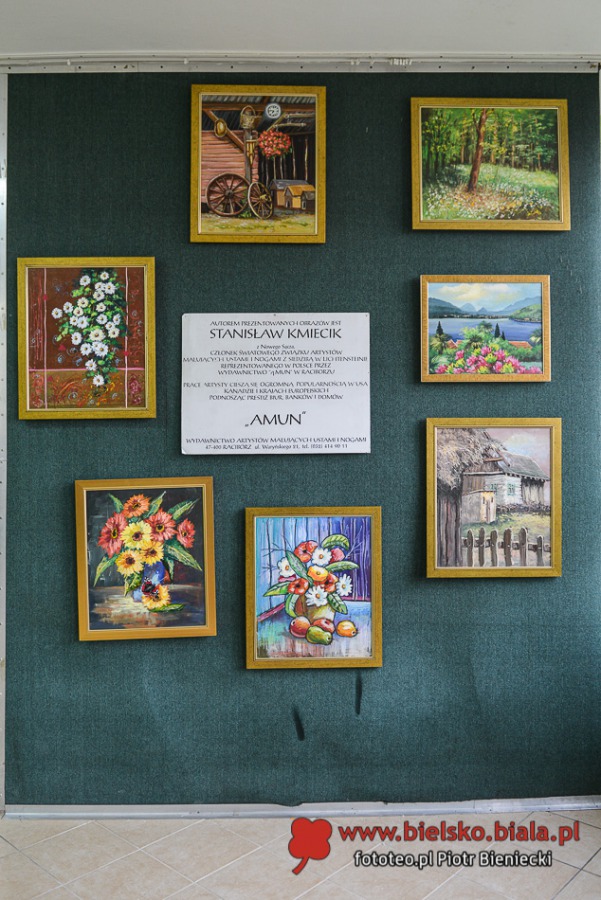 Maluje nogami i ustami - galeria