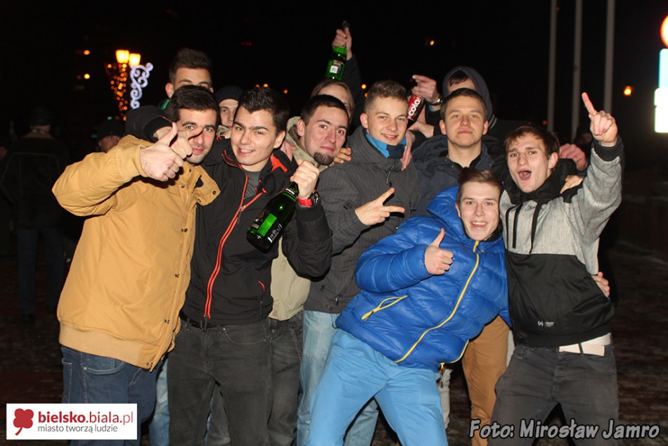 Nowy Rok przed ratuszem - foto