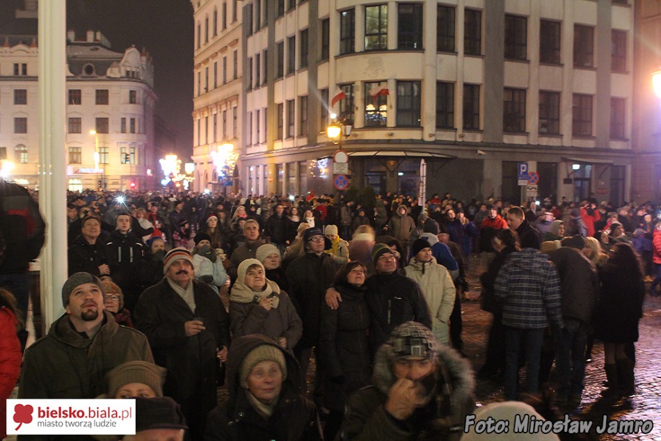 Nowy Rok przed ratuszem - foto