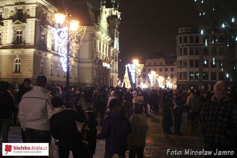 Nowy Rok przed ratuszem - foto