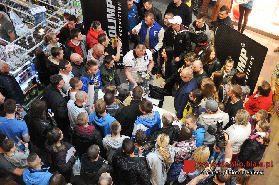 Wyciskanie z Pudzianem - galeria