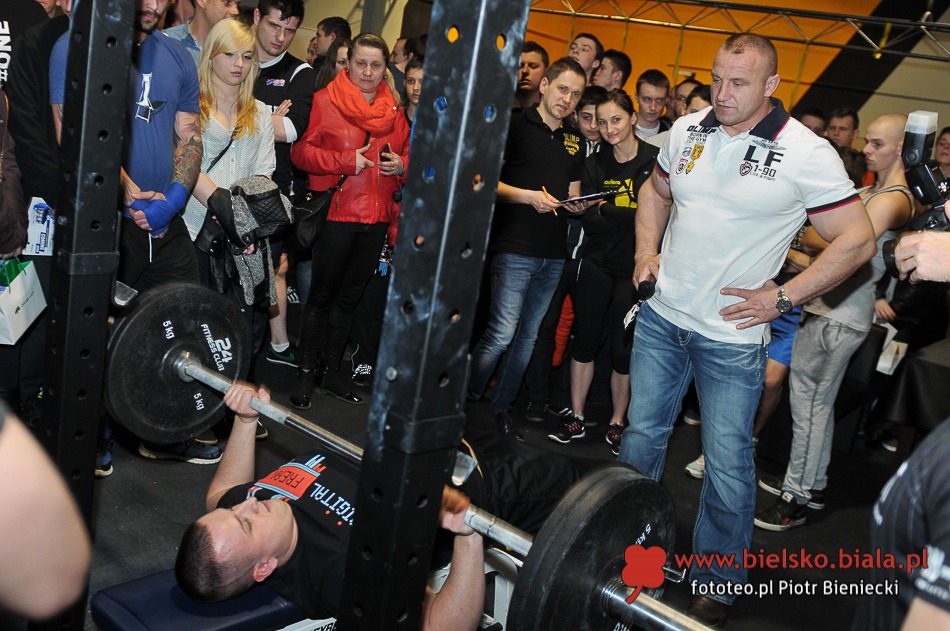 Wyciskanie z Pudzianem - galeria