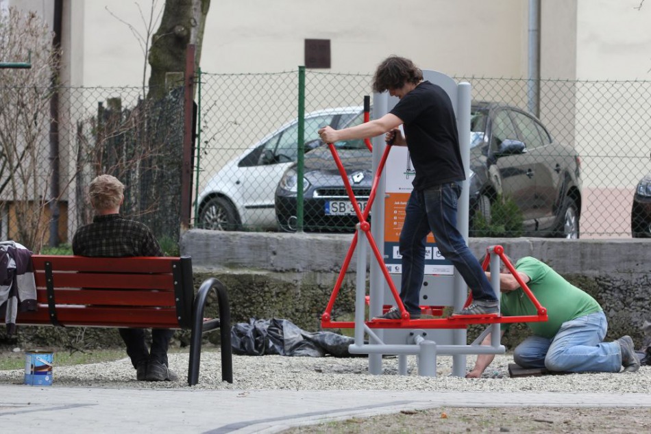 Nowe siłownie pod chmurką - foto