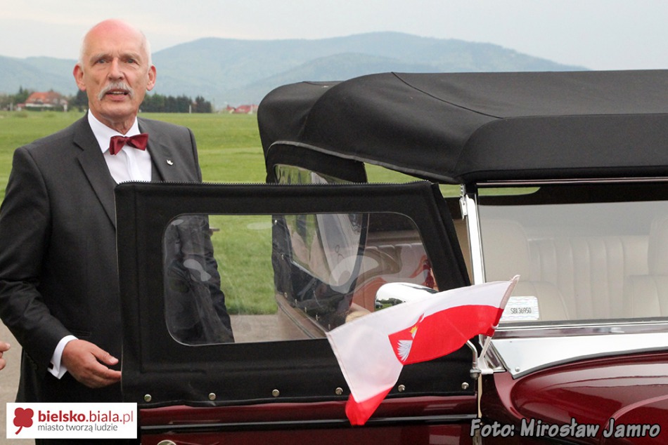 Janusz Korwin-Mikke w Bielsku-Białej - foto