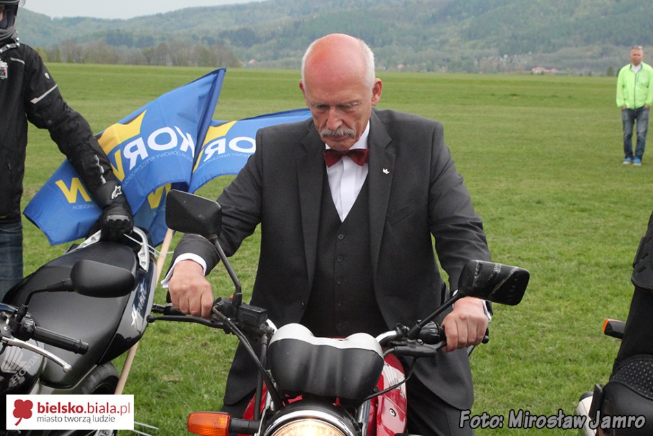 Janusz Korwin-Mikke w Bielsku-Białej - foto