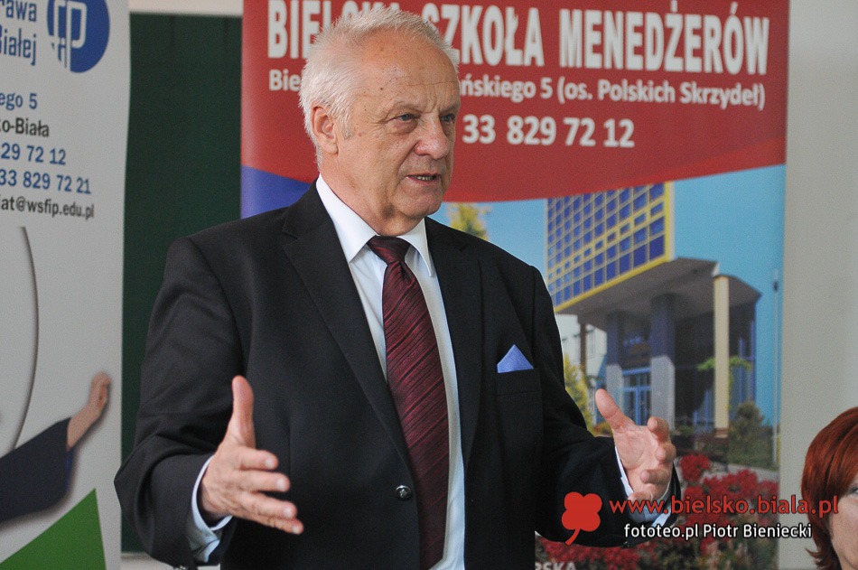 Poseł Niesiołowski w Bielsku-Białej - foto